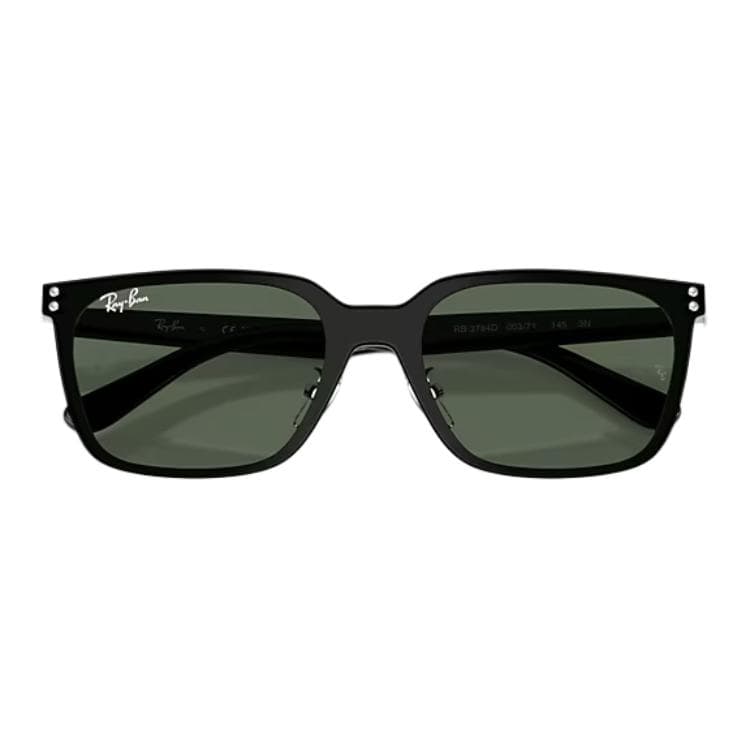 Солнцезащитные очки RayBan Металлические квадратные солнцезащитные очки унисекс серебристый черный - изображение 3