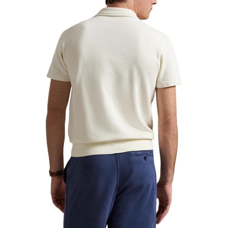 Поло Polo Ralph Lauren SS25 Polo Стандартный Размер Мужской Клуб Кремовый Белый - изображение 4