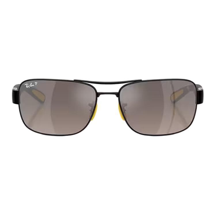 Солнцезащитные очки RayBan Металлические Квадратные Солнцезащитные Очки Унисекс Черные - изображение 2