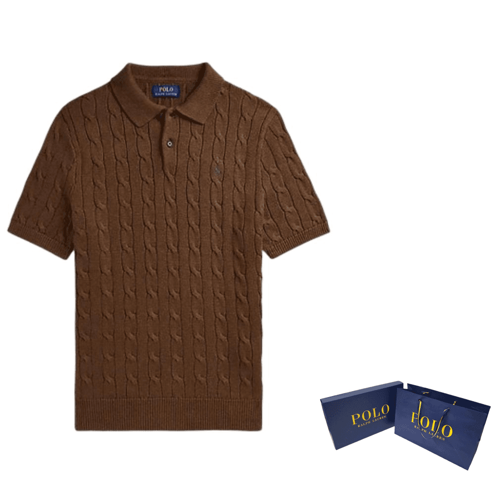 Polo Ralph Lauren Трикотаж Стандартный Размер Мужской Кофейный Коричневый - изображение 5