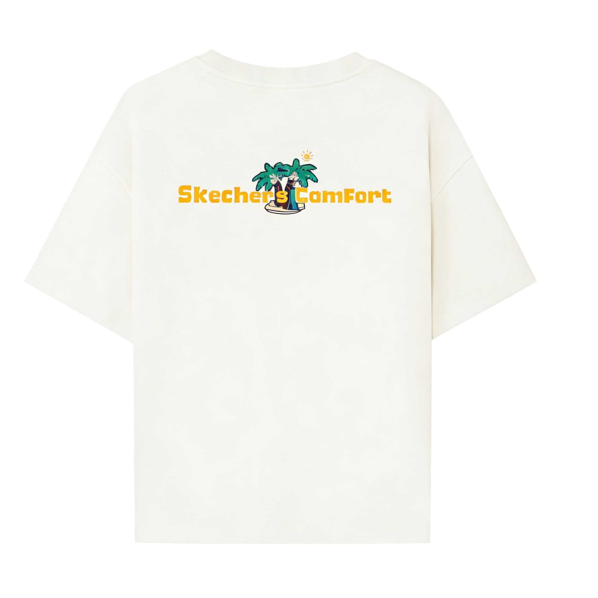 Футболка Skechers Kids Зефир Белый 0074 Детская Рубашка - изображение 2
