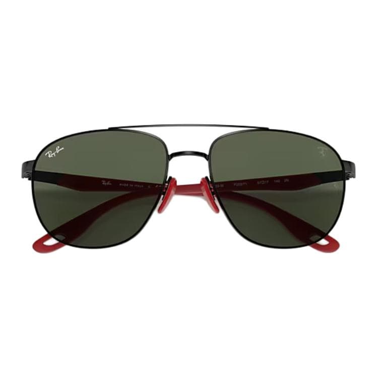 Солнцезащитные очки RayBan Сталь Авиатор Солнцезащитные очки Унисекс Черный - изображение 5