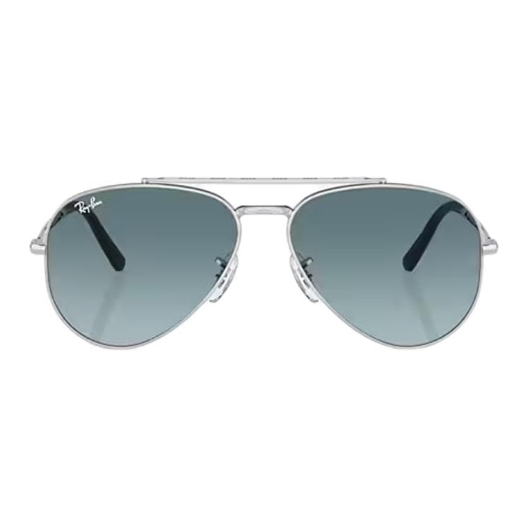 Солнцезащитные очки RayBan Металлические Aviators Солнцезащитные очки Унисекс Серебряные - изображение 2