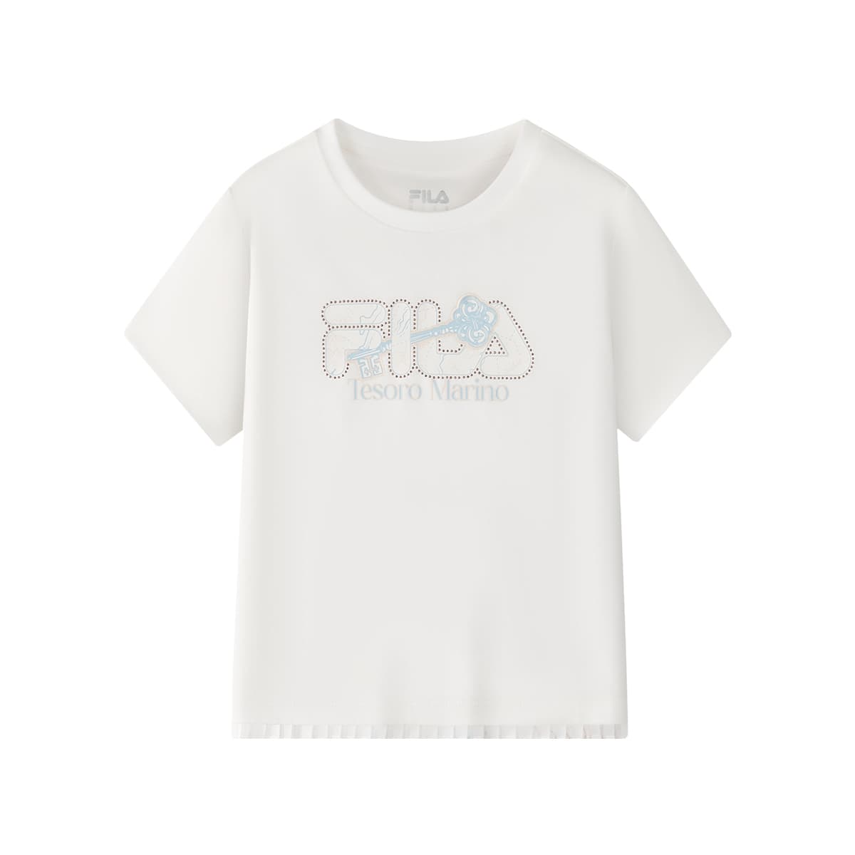 Футболка FILA KIDS Короткий рукав белый детский - изображение 1