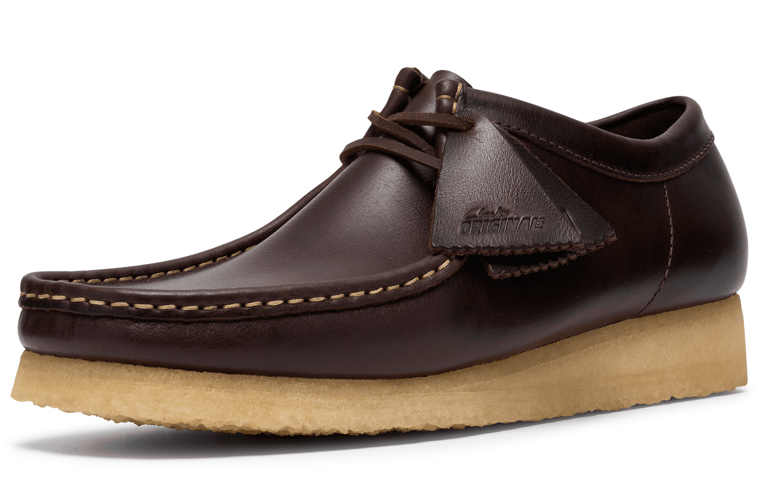 Ботинки Clarks Wallabee Мужские повседневные туфли Мужские Темно-коричневые - изображение 2