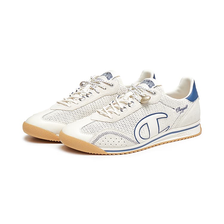Кроссовки Champion Low-Top Повседневная Обувь Мужская Молочно-Белый Морской Синий - изображение 3