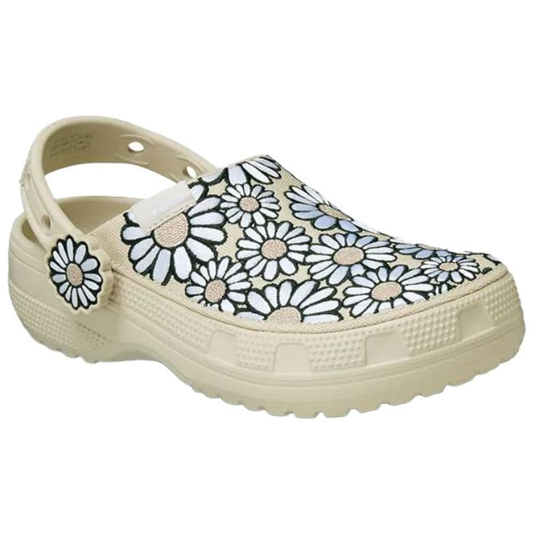 Сабо Crocs Классический Освежающий вариант Walk Daisy Сабо Резиновые Женские Бежевые - изображение 2