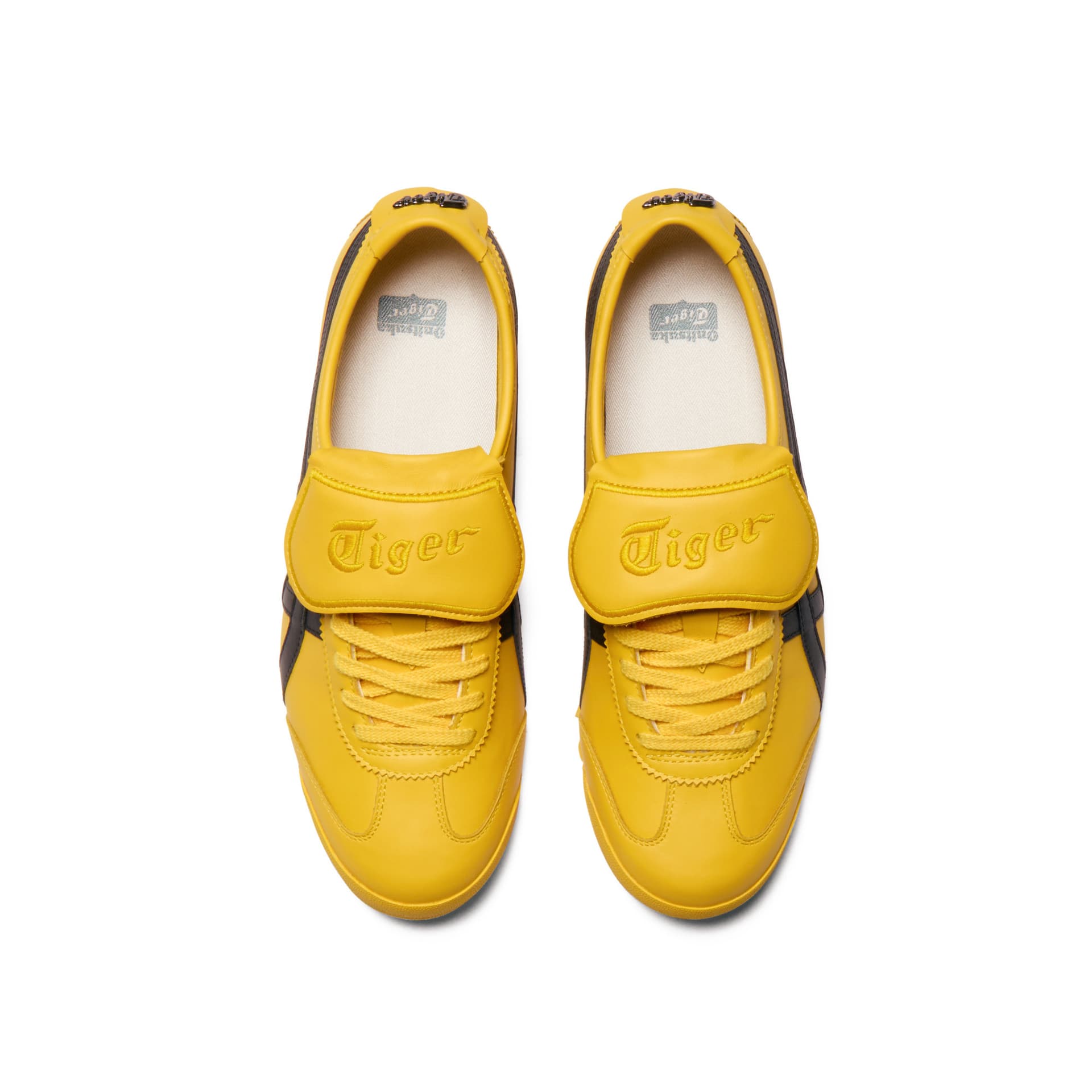 Кроссовки Onitsuka Tiger MEXICO 66 GOLF Коровья кожа Повседневная обувь Унисекс Желтый - изображение 5