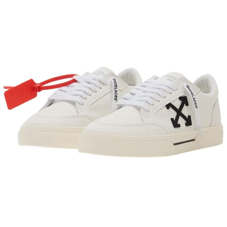 Кроссовки OFF-WHITE M Vulc Круглый носок На шнурках низкие кроссовки мужские Белый (обычный) - изображение 3