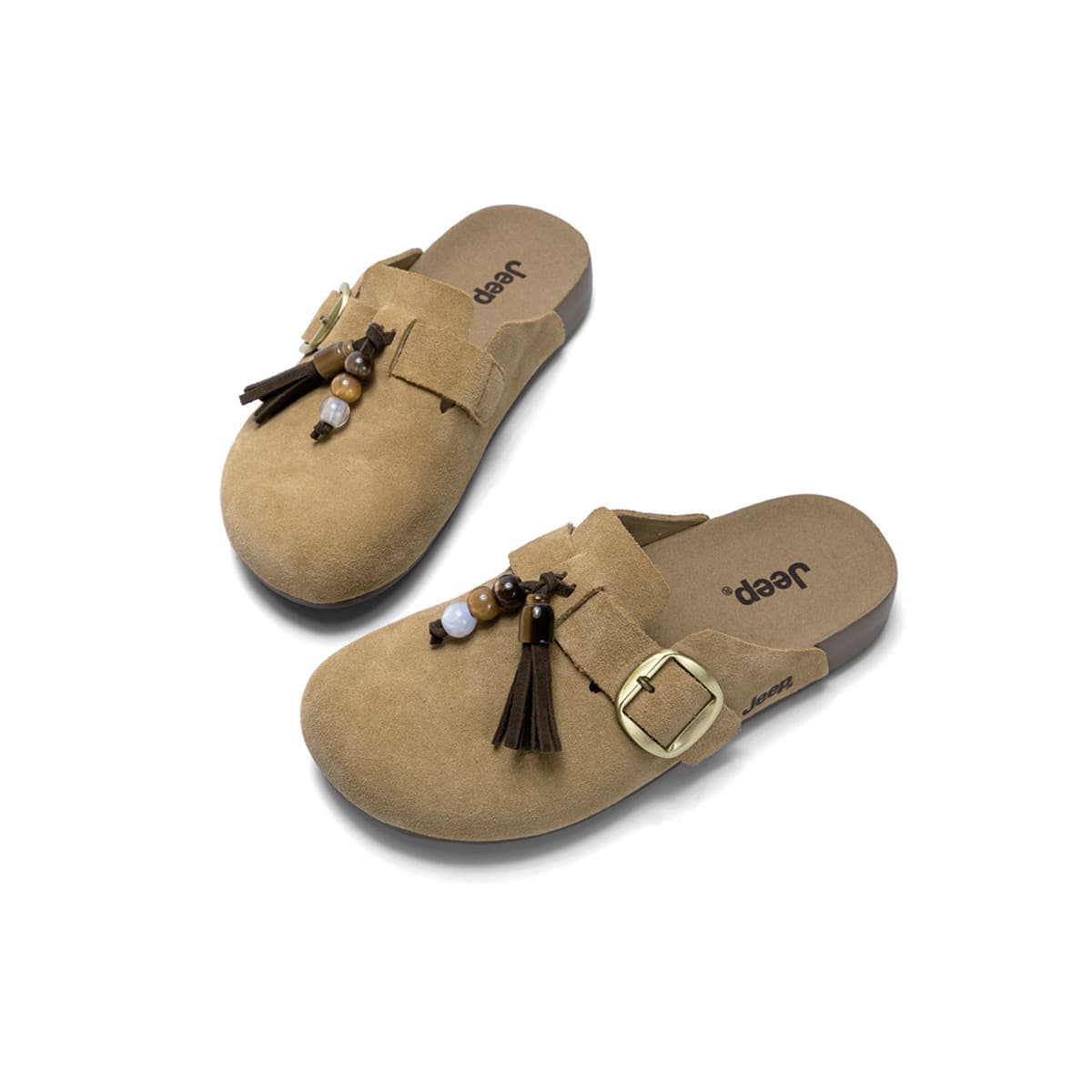 Сандалии Jeep Резинопласт Бахрома Устойчивая к истиранию Поддержка Обувь Birkenstock Женская - изображение 5