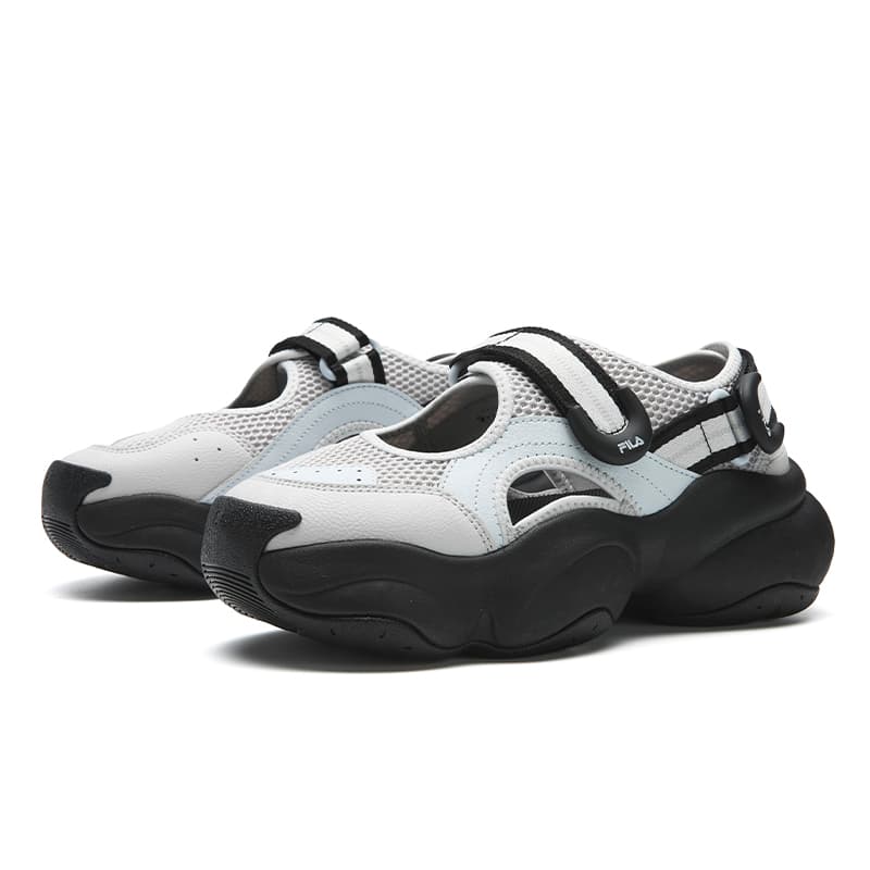 Сандалии FILA BAGEL SANDAL Дышащая обувь для водных видов спорта увеличивающая высоту женская антарктический серый иллюзия синий - изображение 3