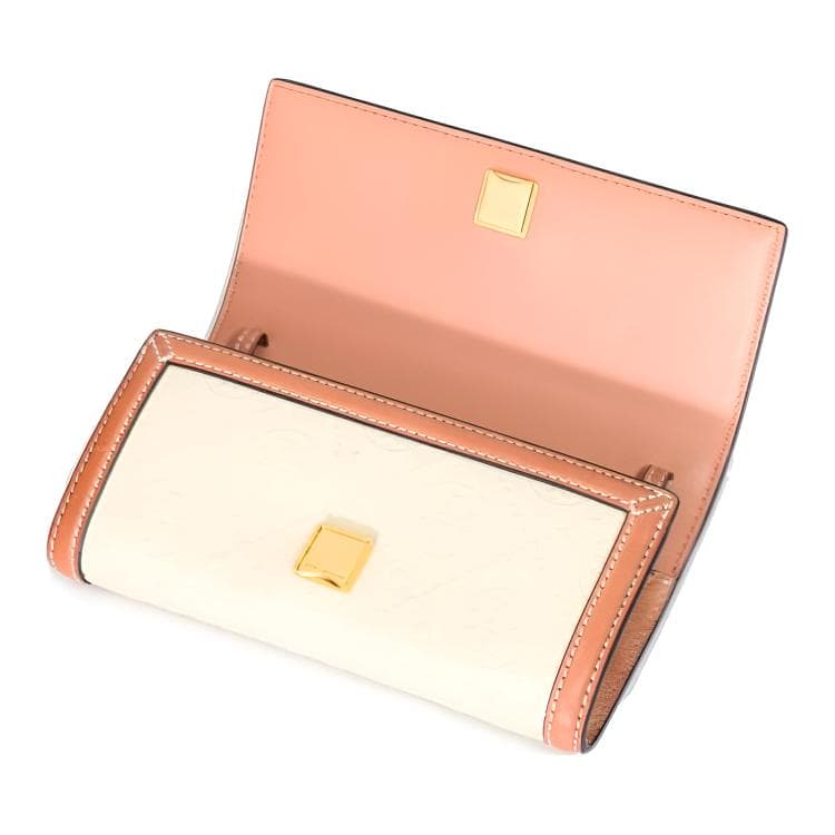 Сумка через плечо Tory Burch Tory Burch T Monogram Лакированная кожа Клатч Сумка через плечо Женская Кремовая текстура - изображение 5