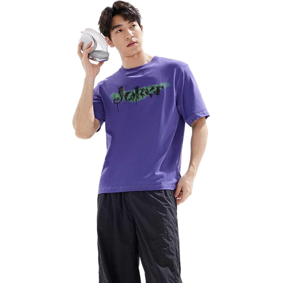 Футболка 361° X NIGULA LIANMINGKUAN T-рубашка мужская Gentian цветок фиолетовый - изображение 3