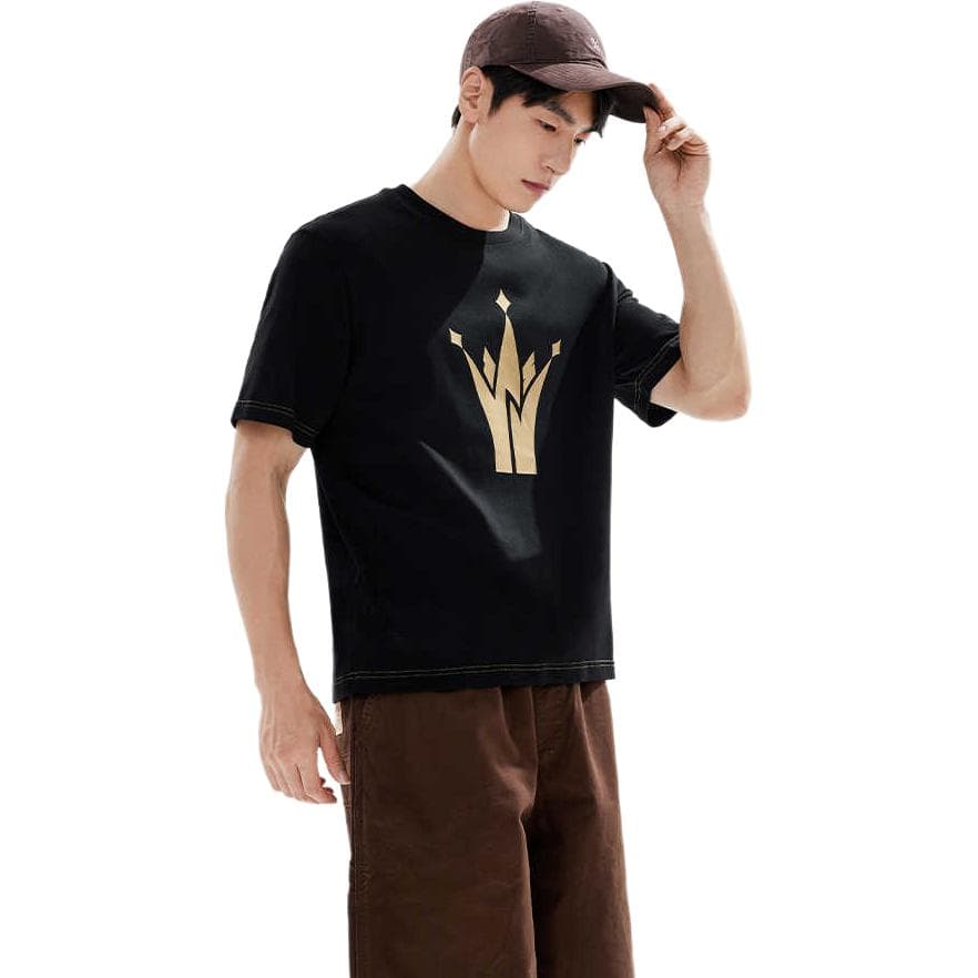 Футболка 361° X NIGULA LIANMINGKUAN T-Shirt Мужской Супер-Черный - изображение 4