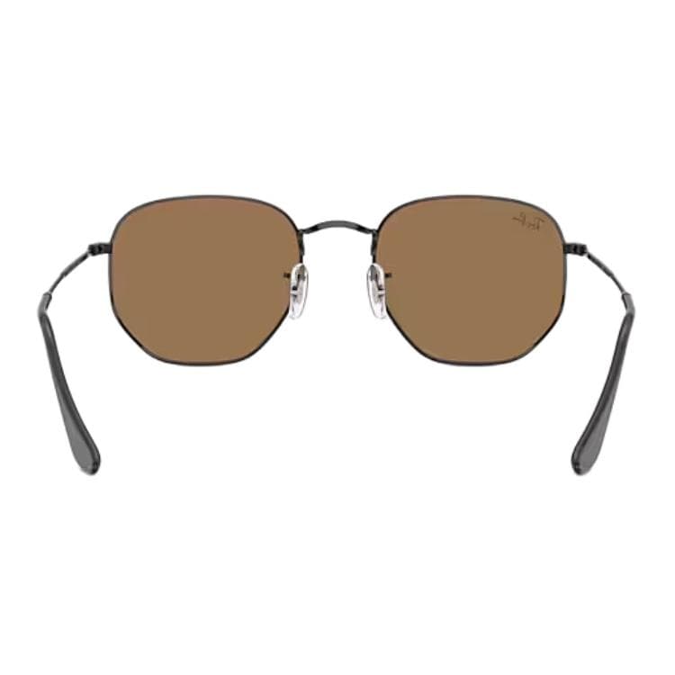 Солнцезащитные очки RayBan Стальные фигурные солнцезащитные очки унисекс черные - изображение 6