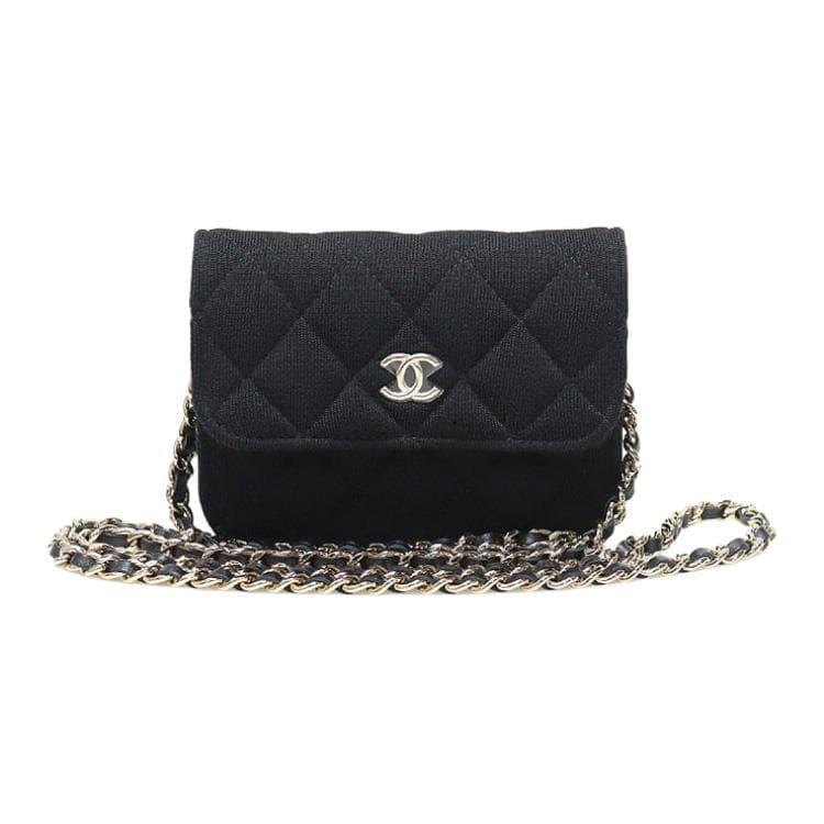 Сумка через плечо CHANEL 23C Classic Logo Chain Bag Black - изображение 1