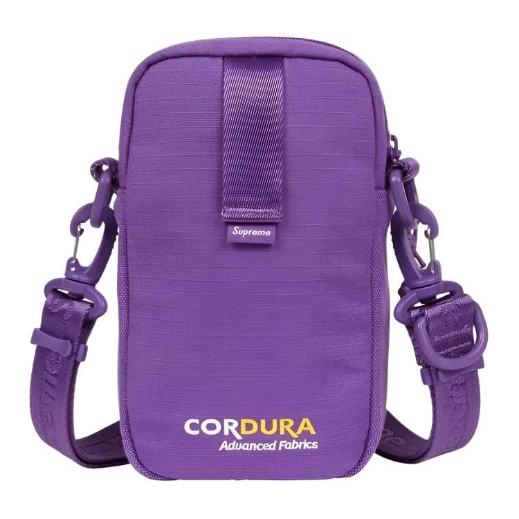 Мини-сумка Supreme CORDURA® Хлопковая смесь Резистентная к разрыву ткань Сумка через плечо Унисекс Фиолетовая - изображение 3