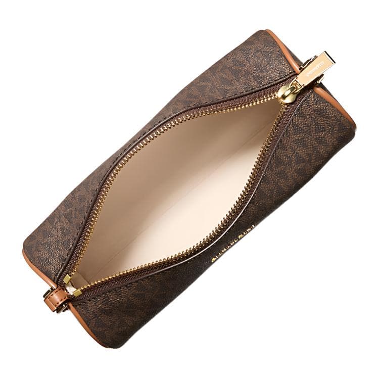 Мини-сумка MICHAEL KORS Izzy Покрытый холст с полиэстером сумка через плечо маленькая женская темно-коричневый - изображение 2