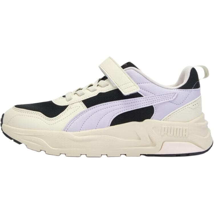 Кроссовки PUMA Trinity 2 Дышащая Низкая Повседневная Обувь Экрю Детская - изображение 1