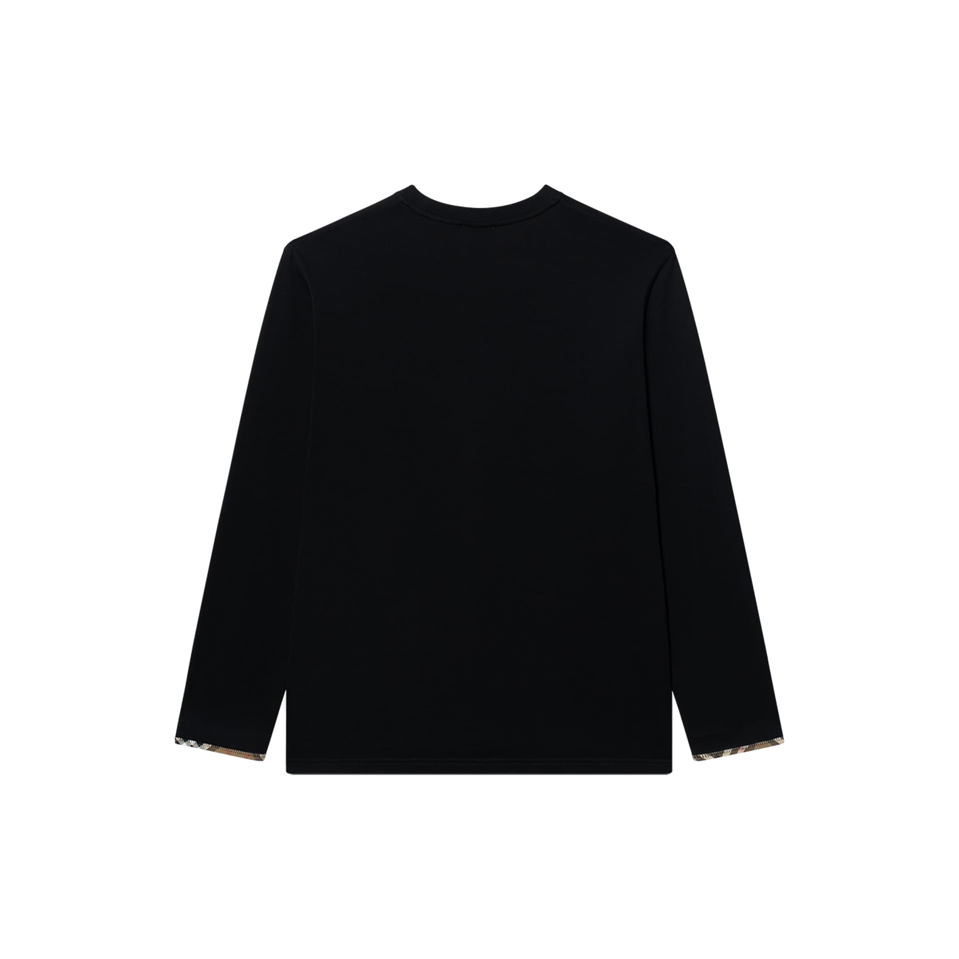 Кофта Burberry Checked Crewneck Long Sleeve Tee - изображение 2