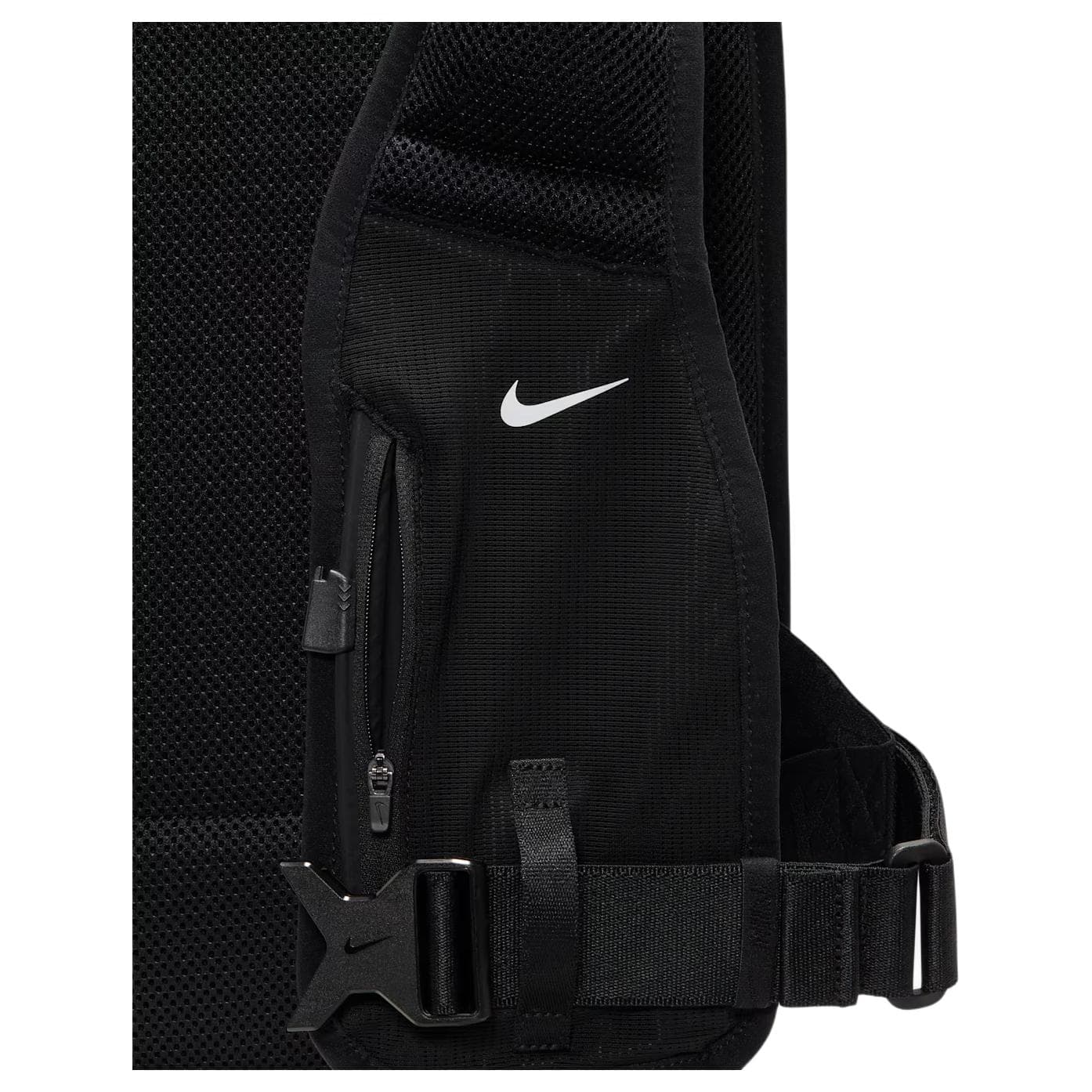 NIKE 15L Туристические сумки Однотонные Универсальные Черные Унисекс - изображение 5