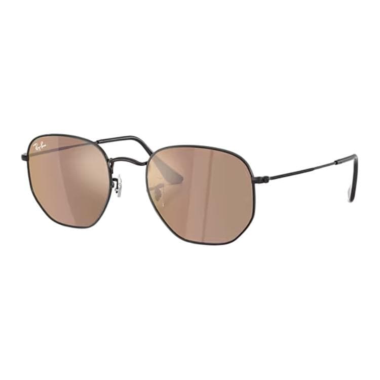 Солнцезащитные очки RayBan Стальные фигурные солнцезащитные очки унисекс черные - изображение 1