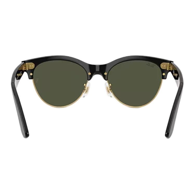 Солнцезащитные очки RayBan Пропионовая кислота Оправа «брови» Солнцезащитные очки Унисекс Черный золотой - изображение 6
