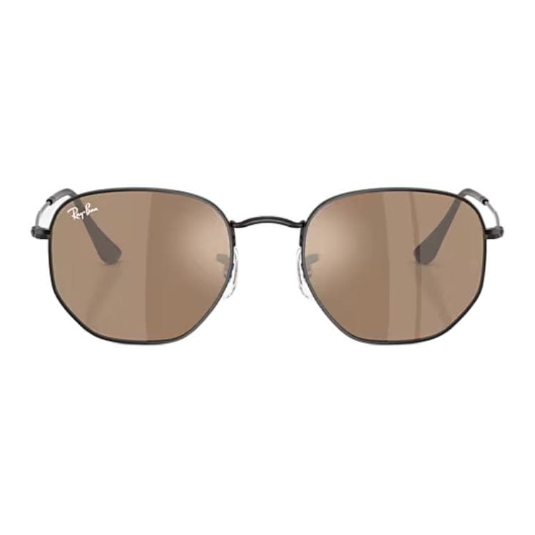 Солнцезащитные очки RayBan Стальные фигурные солнцезащитные очки унисекс черные - изображение 2