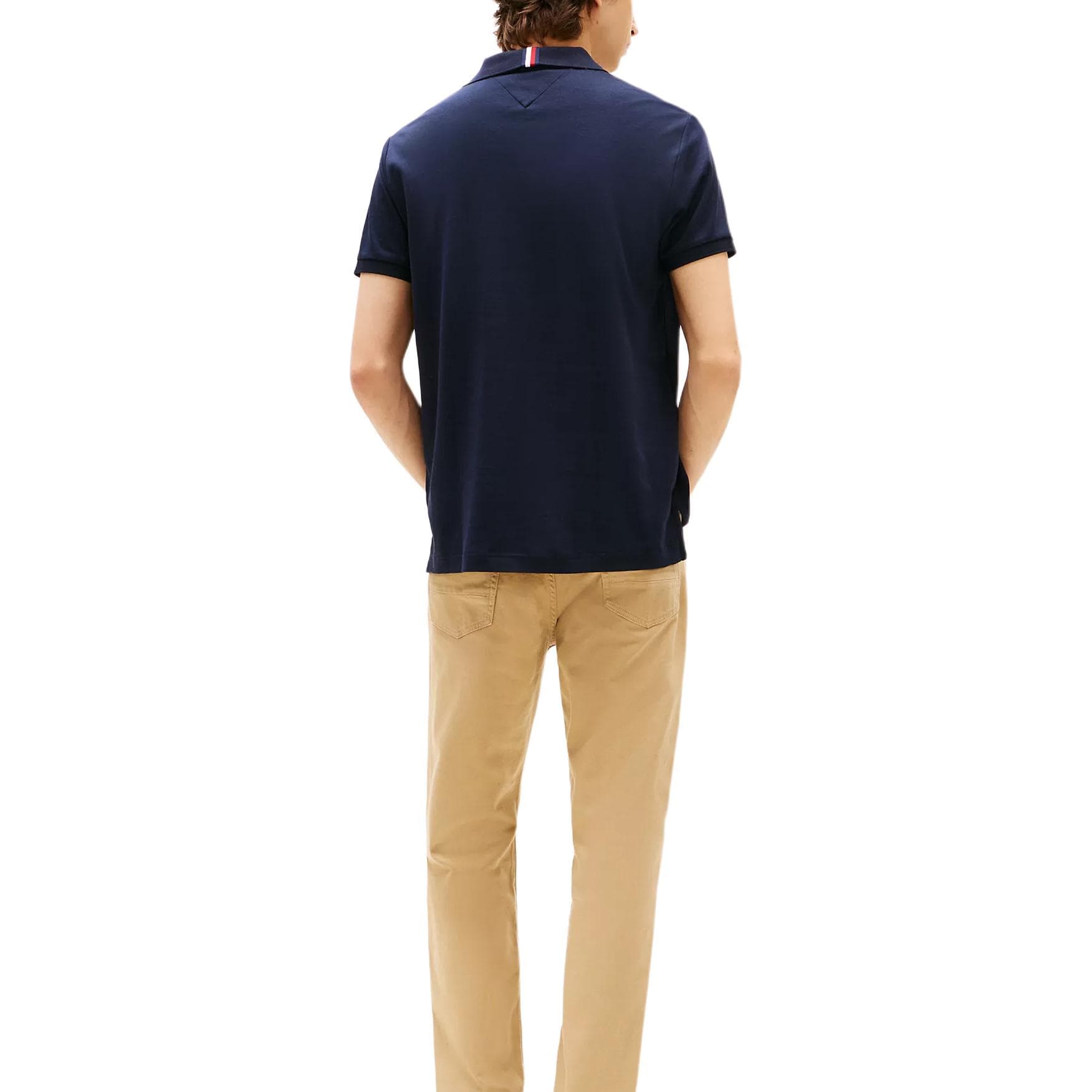 Поло Tommy Hilfiger Polo Мужское Темно-синий - изображение 3