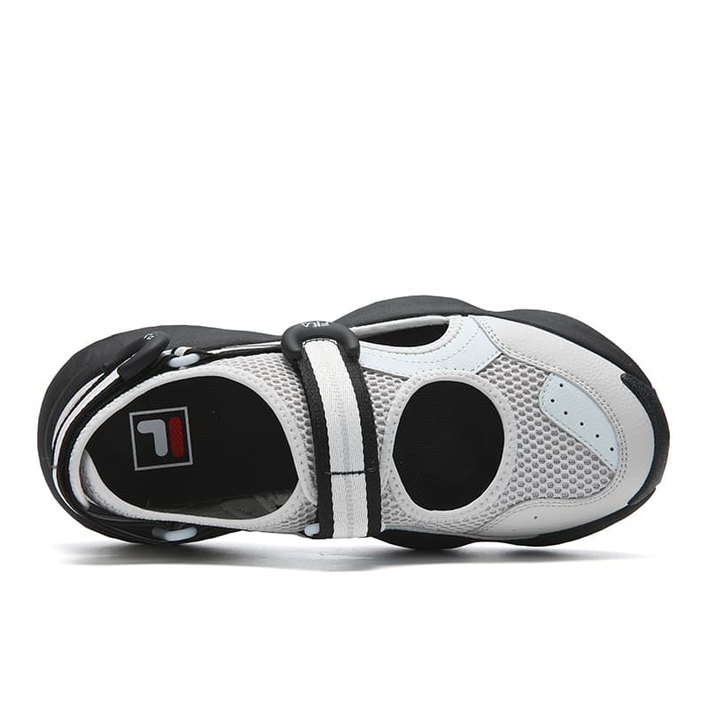 Сандалии FILA BAGEL SANDAL Дышащая обувь для водных видов спорта увеличивающая высоту женская антарктический серый иллюзия синий - изображение 4
