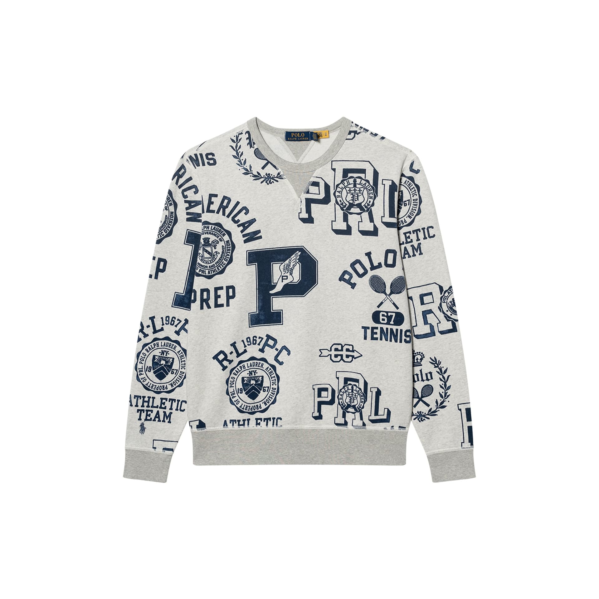 Худи Polo Ralph Lauren Толстовка женская светло-серая - изображение 1