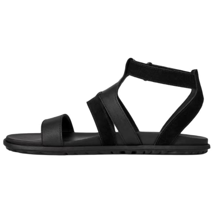 Сандалии UGG Solivan Сандалии из коровьей кожи в римском стиле женские черные - изображение 2