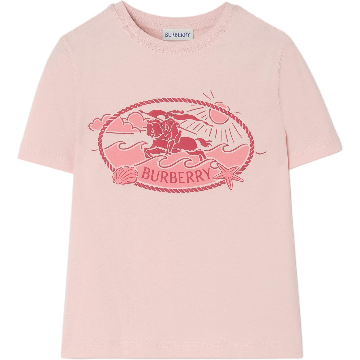 Футболка Burberry Mallow Розовый Kids T-рубашки - изображение 1