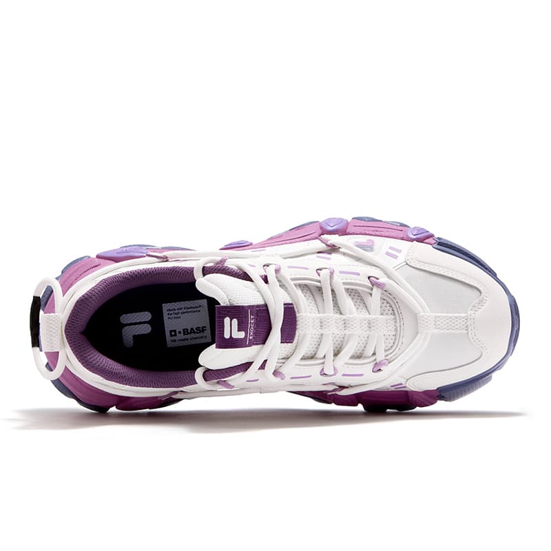 Кроссовки FILA FUSION EXOCET Mountains Shoes противоскользящие и дышащие увеличивающие высоту низкие с толстой подошвой женские - изображение 4