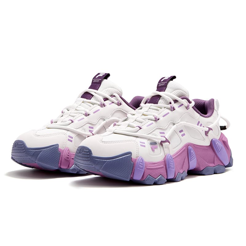 Кроссовки FILA FUSION EXOCET Mountains Shoes противоскользящие и дышащие увеличивающие высоту низкие с толстой подошвой женские - изображение 3