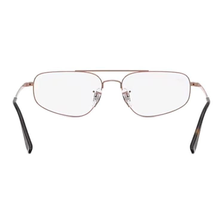 Оправа RayBan Металлические очки для пилотов с диоптриями унисекс медного цвета - изображение 6