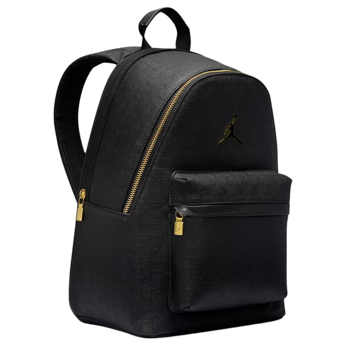Рюкзак Jordan Monogram Polyurethane Backpack Unisex Black Джордан Монограмма Полиуретан Рюкзак Унисекс Черный - изображение 2
