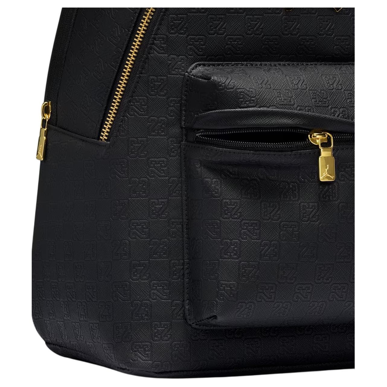 Рюкзак Jordan Monogram Polyurethane Backpack Unisex Black Джордан Монограмма Полиуретан Рюкзак Унисекс Черный - изображение 6