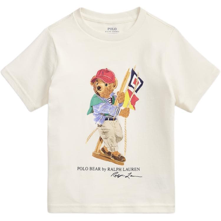 Футболка Polo Ralph Lauren Polo Bear T Рубашка Классическая версия Детская - изображение 1