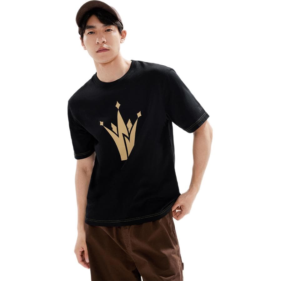 Футболка 361° X NIGULA LIANMINGKUAN T-Shirt Мужской Супер-Черный - изображение 5