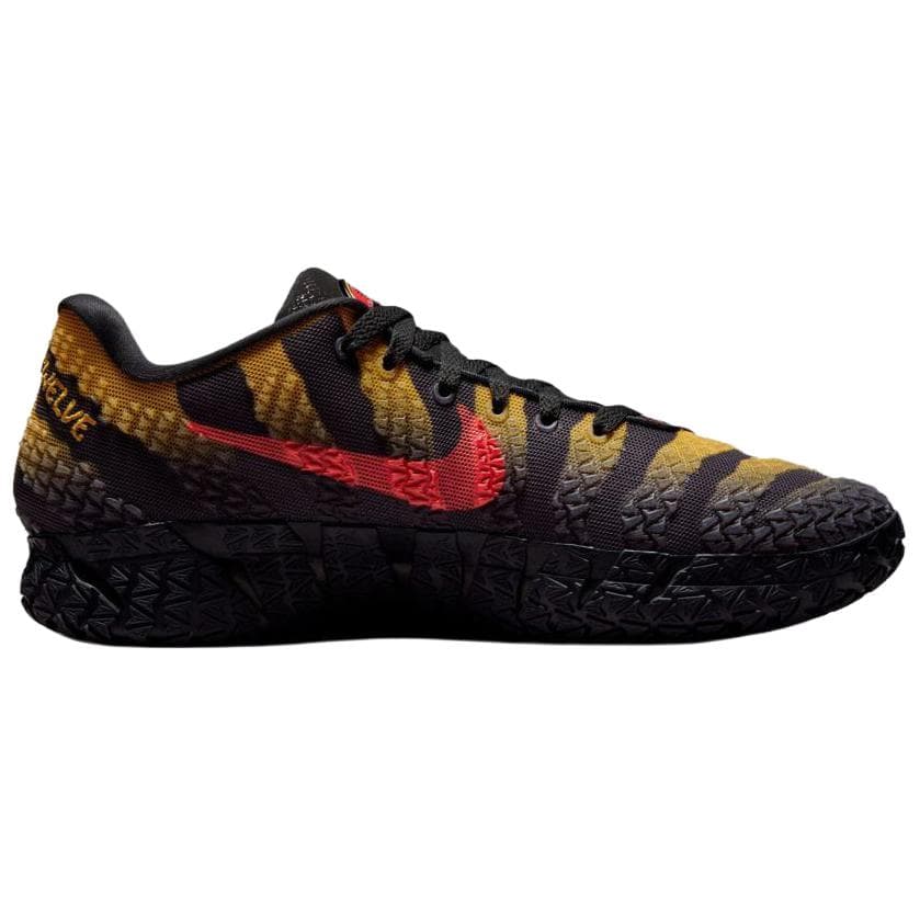 Кроссовки для баскетбола Nike X Jurassic Park Ja 3 Синтетическая кожа Low Топ Баскетбольные кроссовки Мужской Черно-желтый Красный - изображение 2