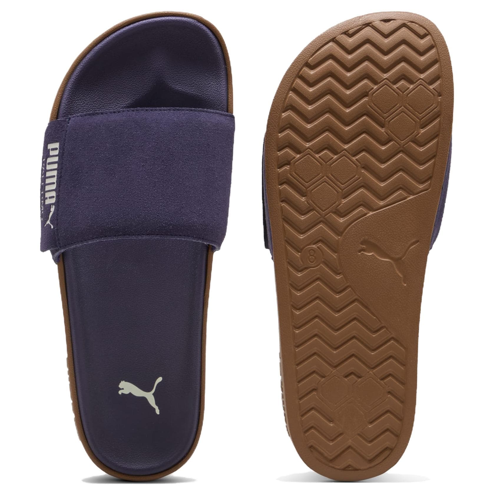 Сандалии PUMA Leadcat 2,0 ЭВА Шлепанцы Унисекс Синий Фиолетовый - изображение 4