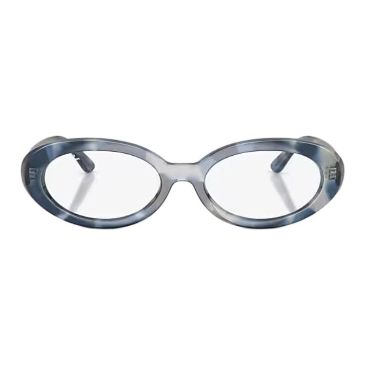 Оправа RayBan Оправа из ацетатного волокна Овальные Очки с диоптриями Унисекс Синий Гаванский - изображение 2
