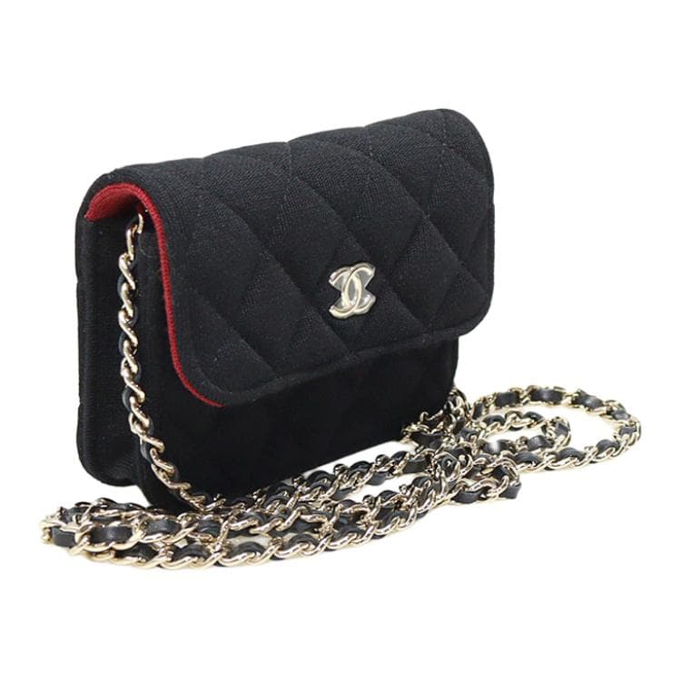 Сумка через плечо CHANEL 23C Classic Logo Chain Bag Black - изображение 2
