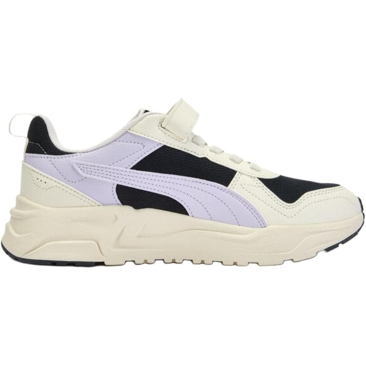 Кроссовки PUMA Trinity 2 Дышащая Низкая Повседневная Обувь Экрю Детская - изображение 2