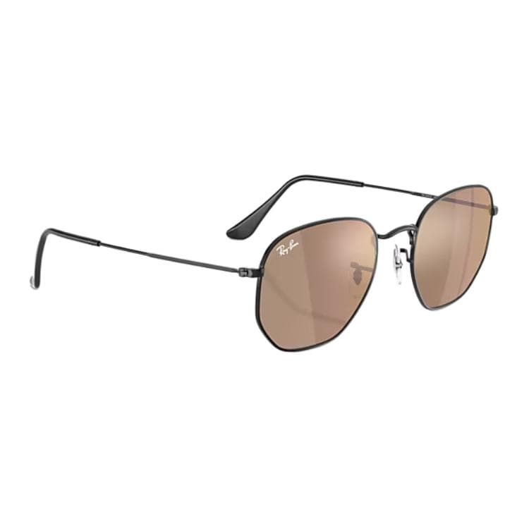 Солнцезащитные очки RayBan Стальные фигурные солнцезащитные очки унисекс черные - изображение 4