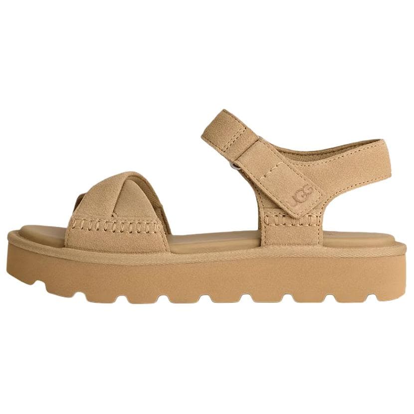 Шлёпанцы UGG Sungaze Saint Geiz One Шнуровки Сандалии Женские Песочный - изображение 1