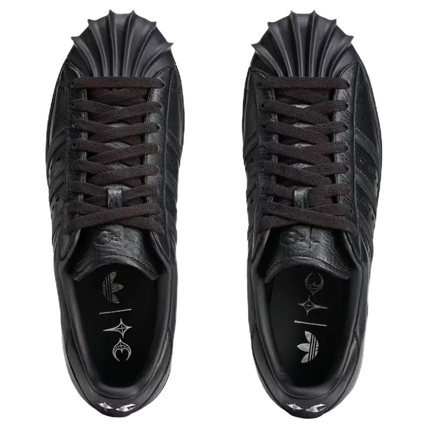 Кроссовки Adidas Originals x THUG CLUB SUPERSTAR Скейтборд Кроссовки Унисекс Черные - изображение 3