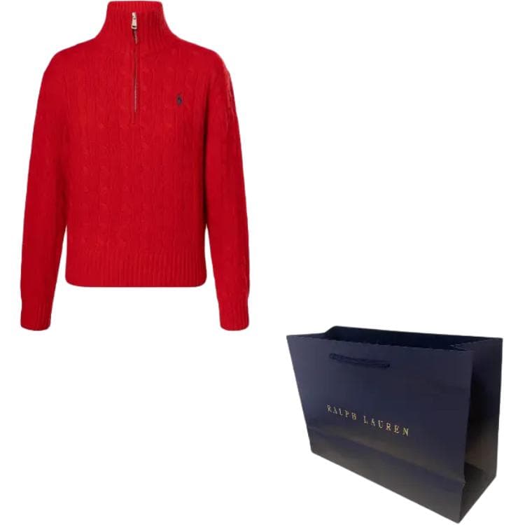 Кардиган Polo Ralph Lauren FW25 Свитер Стандартный размер Женские Красный - изображение 3