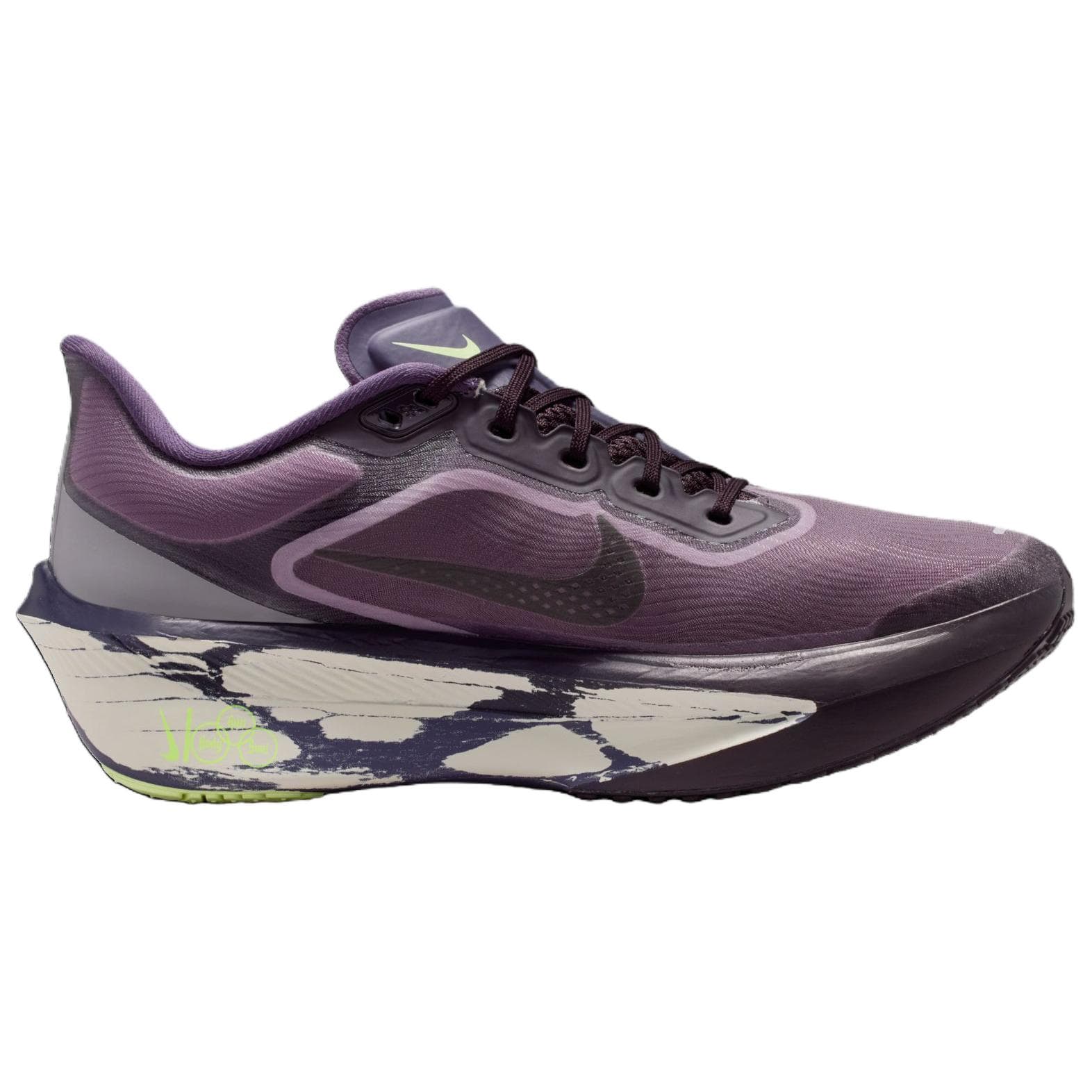 Кроссовки для бега Nike Zoom Fly 6 Отскок Светоотражающий Повседневные Беговые Кроссовки Женские Фиолетовые - изображение 2